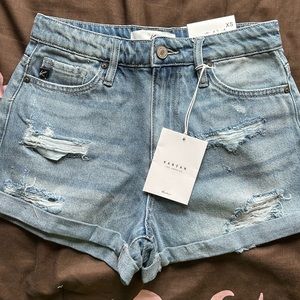 VICI Dolls High Waisted Jean Shorts XS